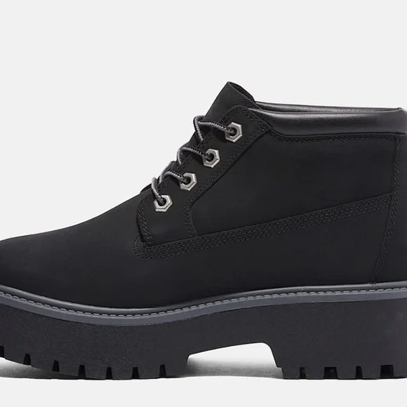 🥾🖤Timberland Women's Stone Street Platform Waterproof Chukka Boot - Picture 3 of 8